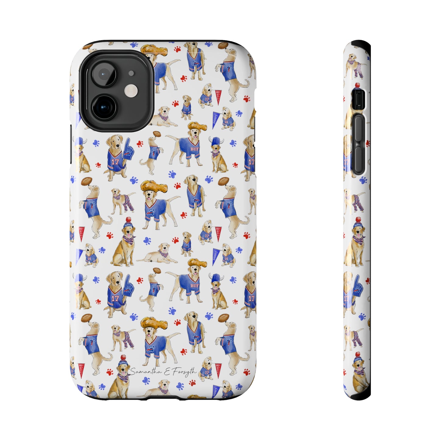 Buffalo Yellow Lab Pretty Tough Phone Case