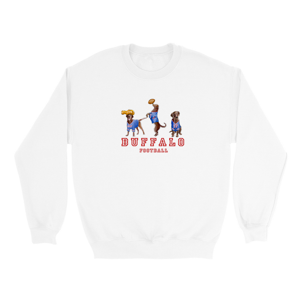 Buffalo Chocolate Lab Crewneck