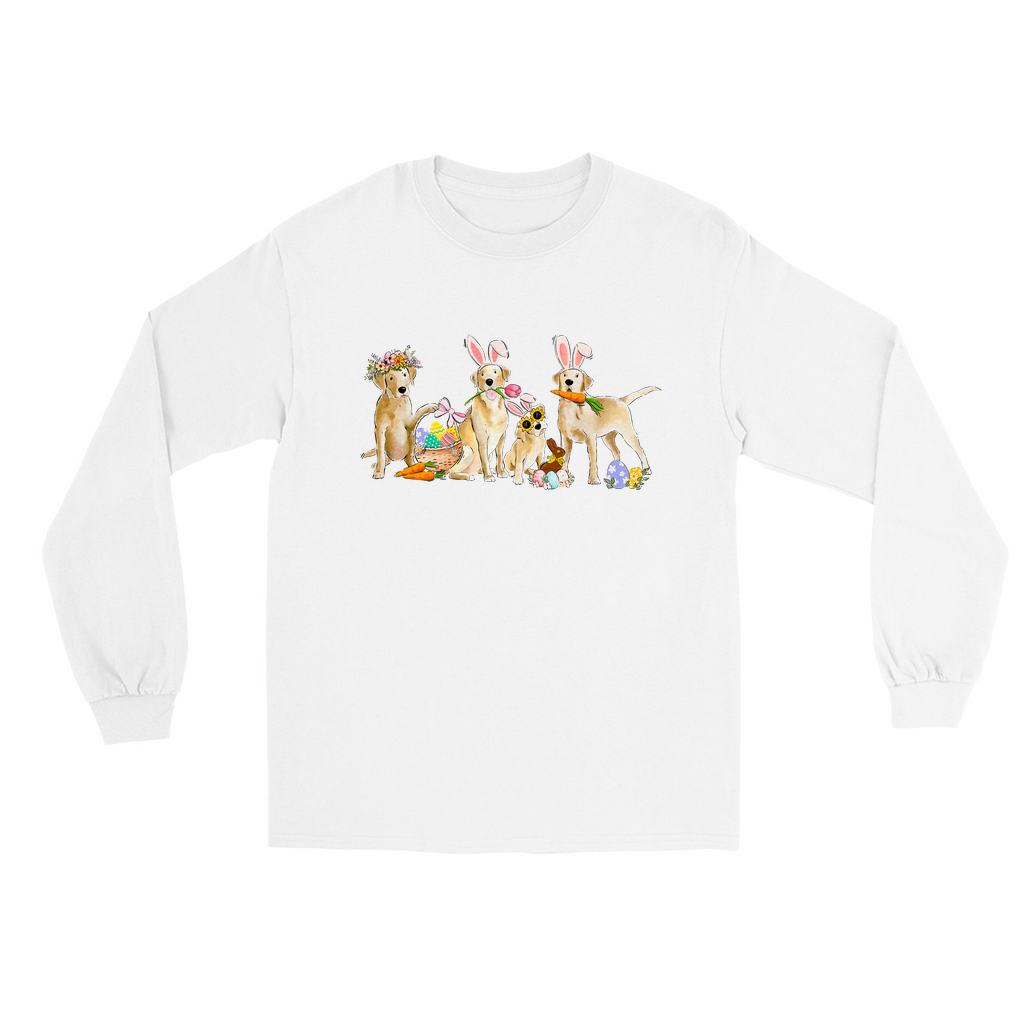 Yellow Labs Easter Long Sleeve T-Shirts