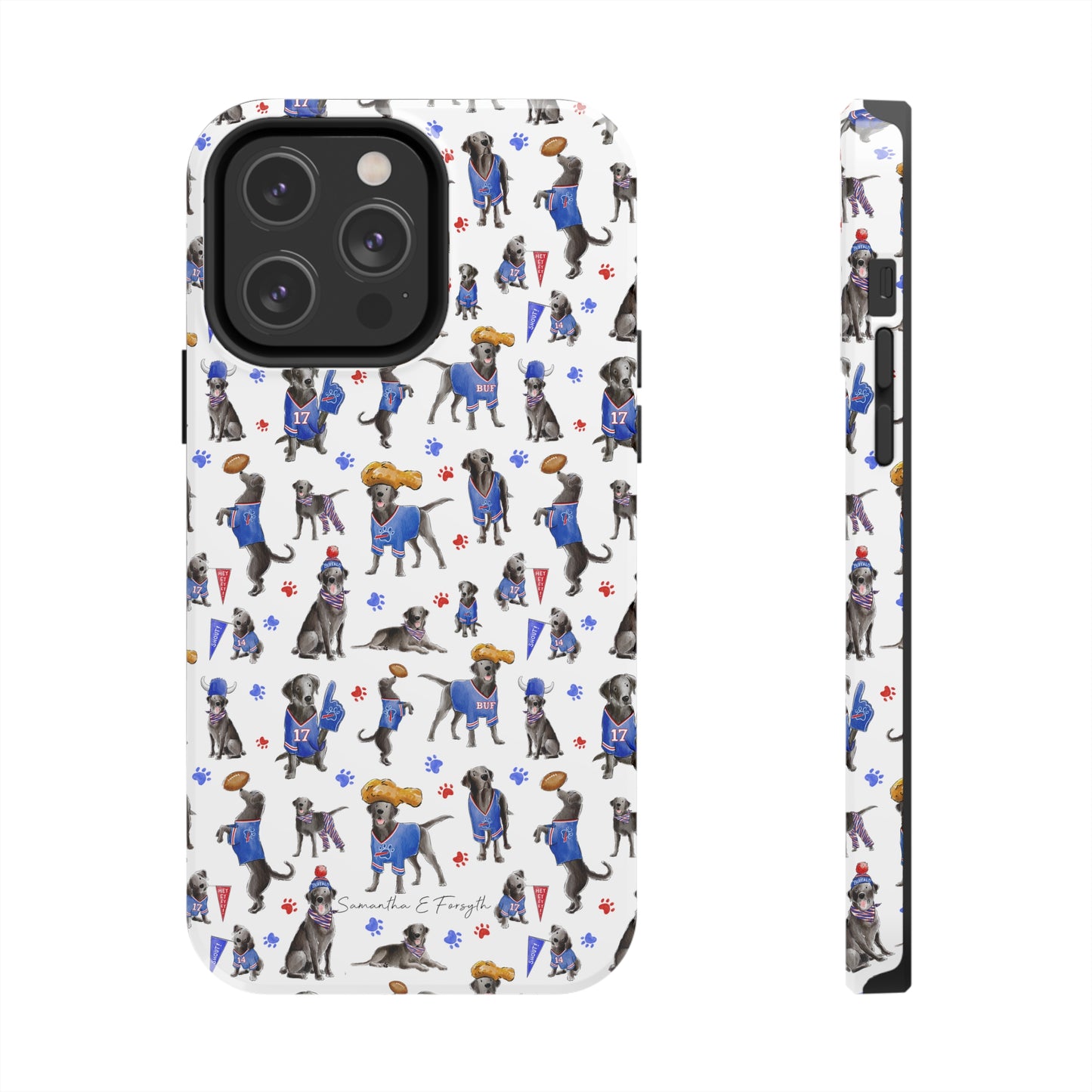 Buffalo Black Lab Pretty Tough Phone Case