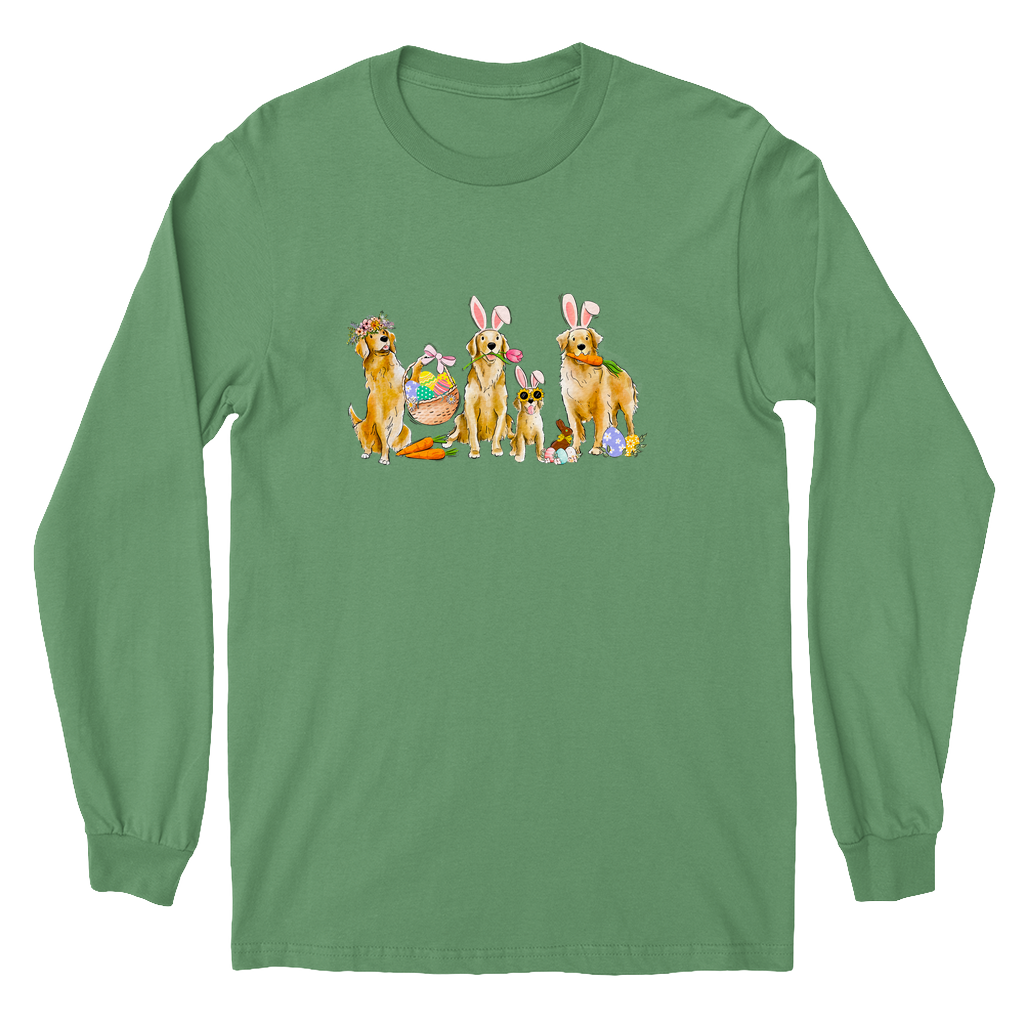 Golden Retriever Easter Long Sleeve YOUTH T-Shirt