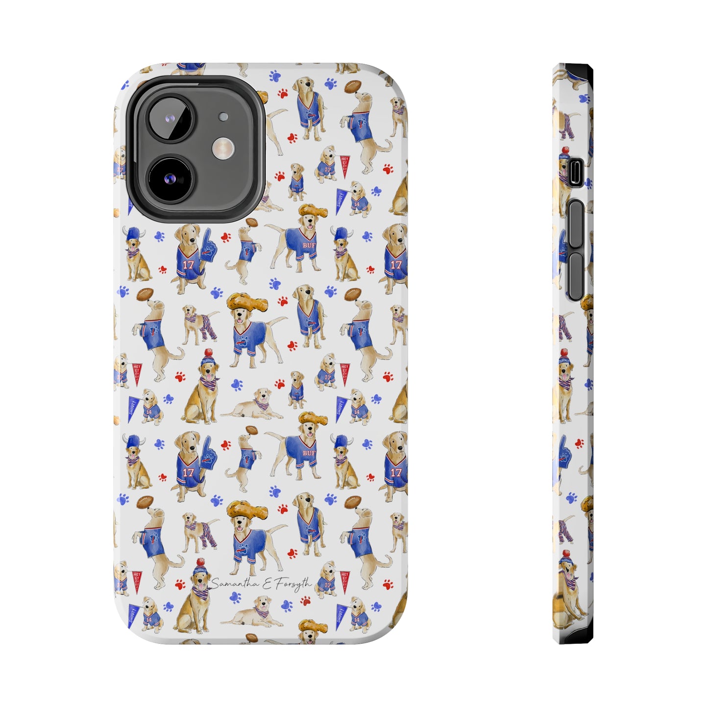 Buffalo Yellow Lab Pretty Tough Phone Case