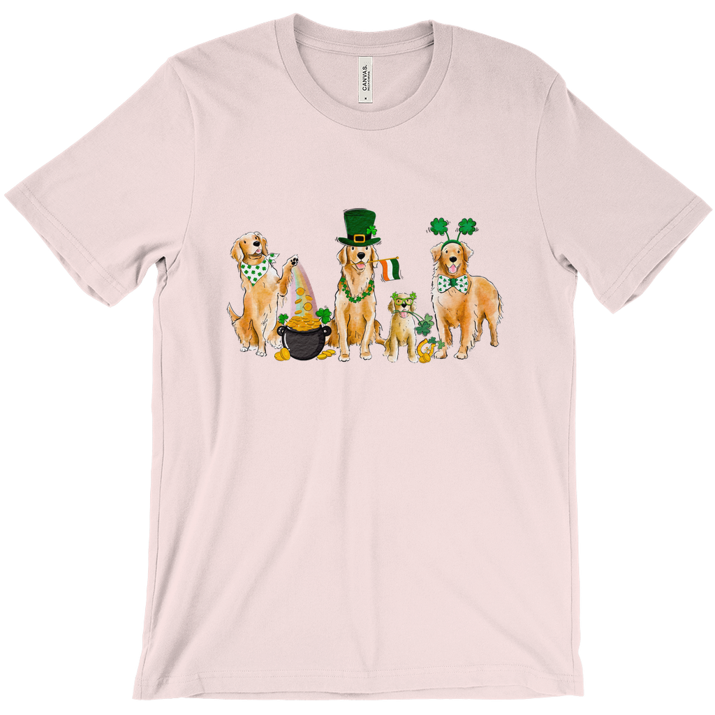 Golden Retriever St. Patrick's Day T-Shirts