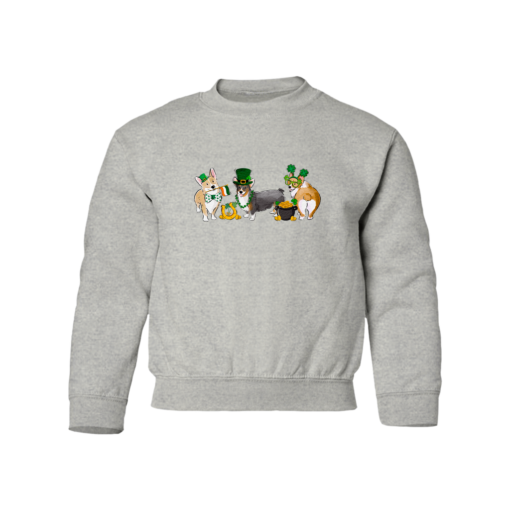 Corgi St. Patrick's YOUTH Sweatshirts