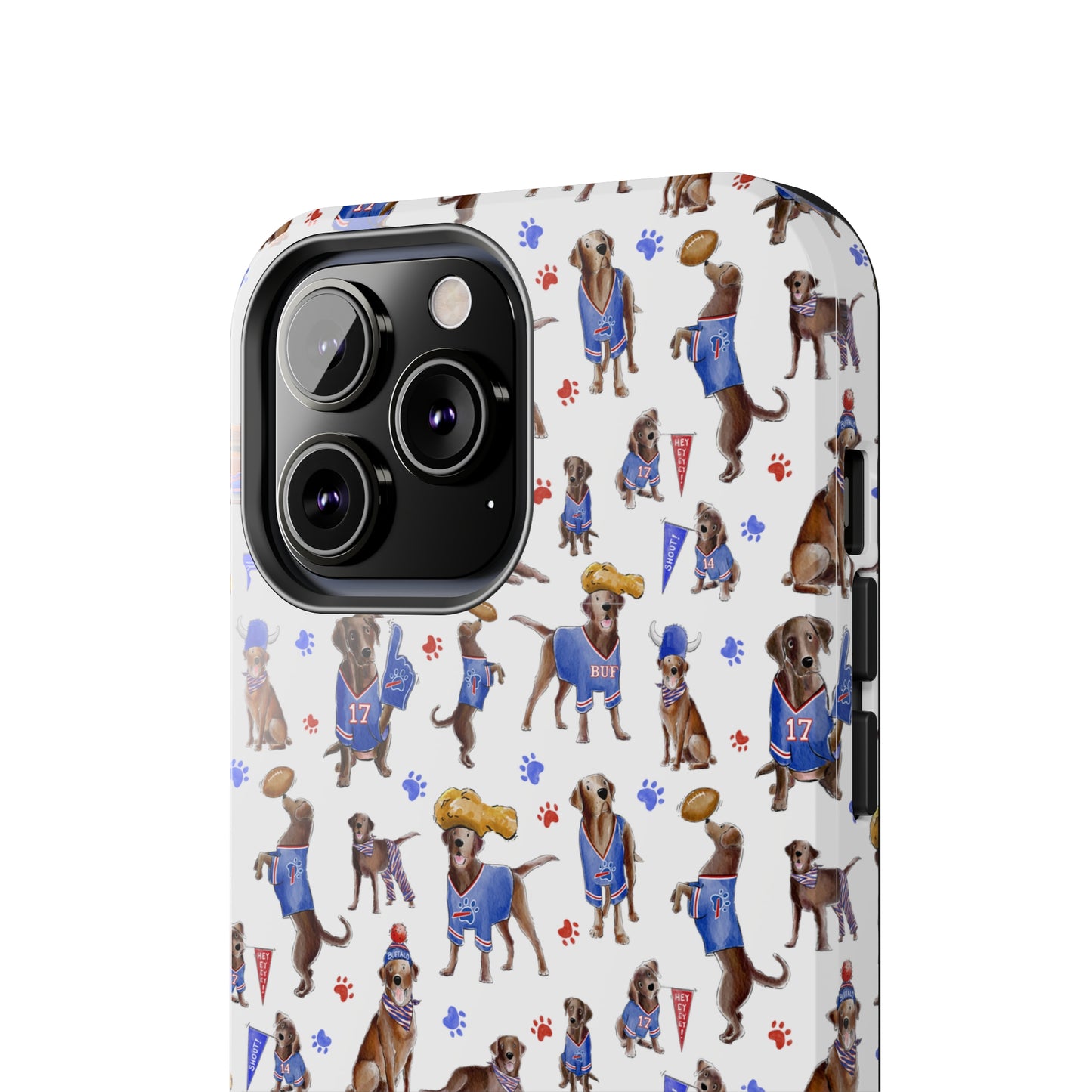 Buffalo Chocolate Lab Pretty Tough Phone Case