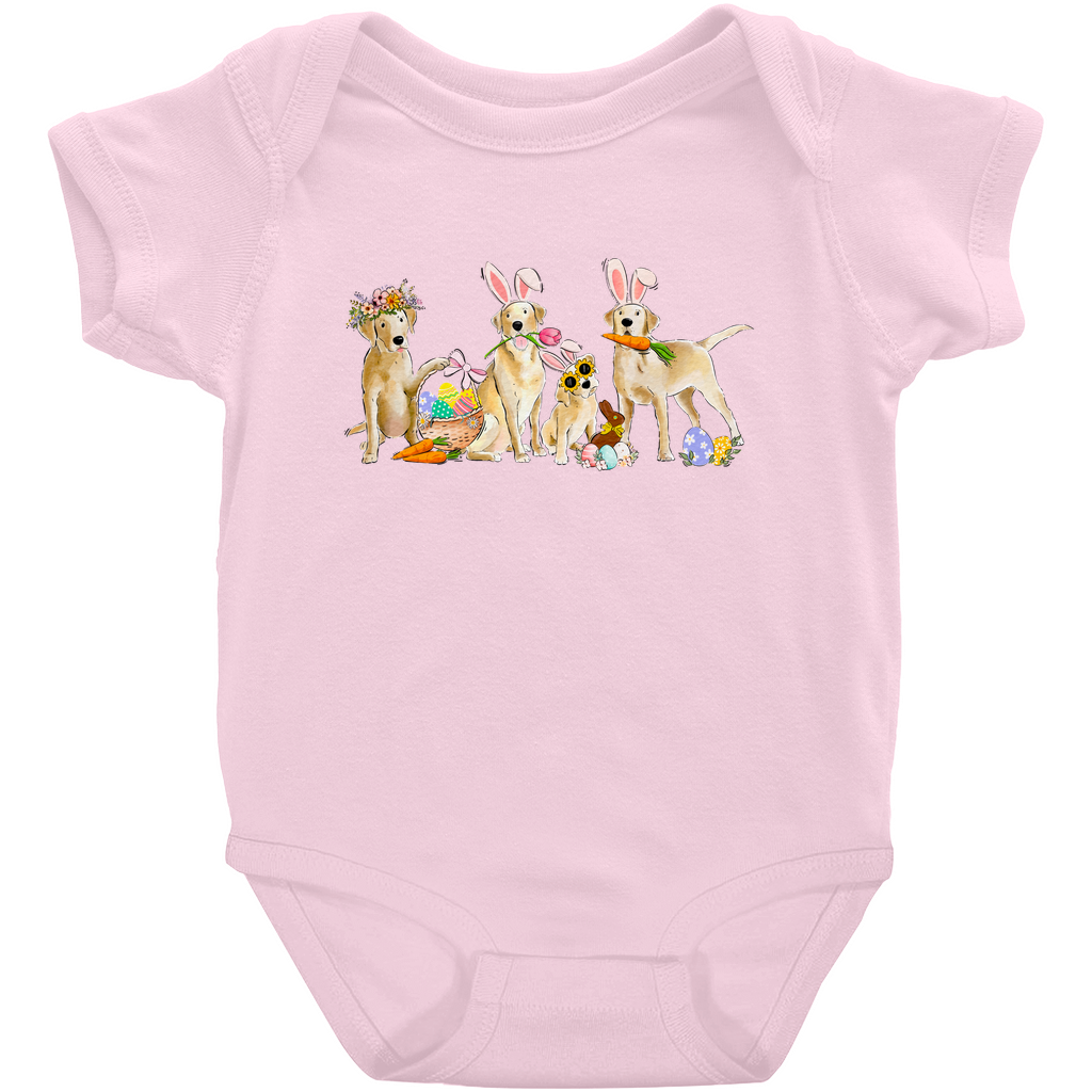 Yellow Labradors Easter Onesie