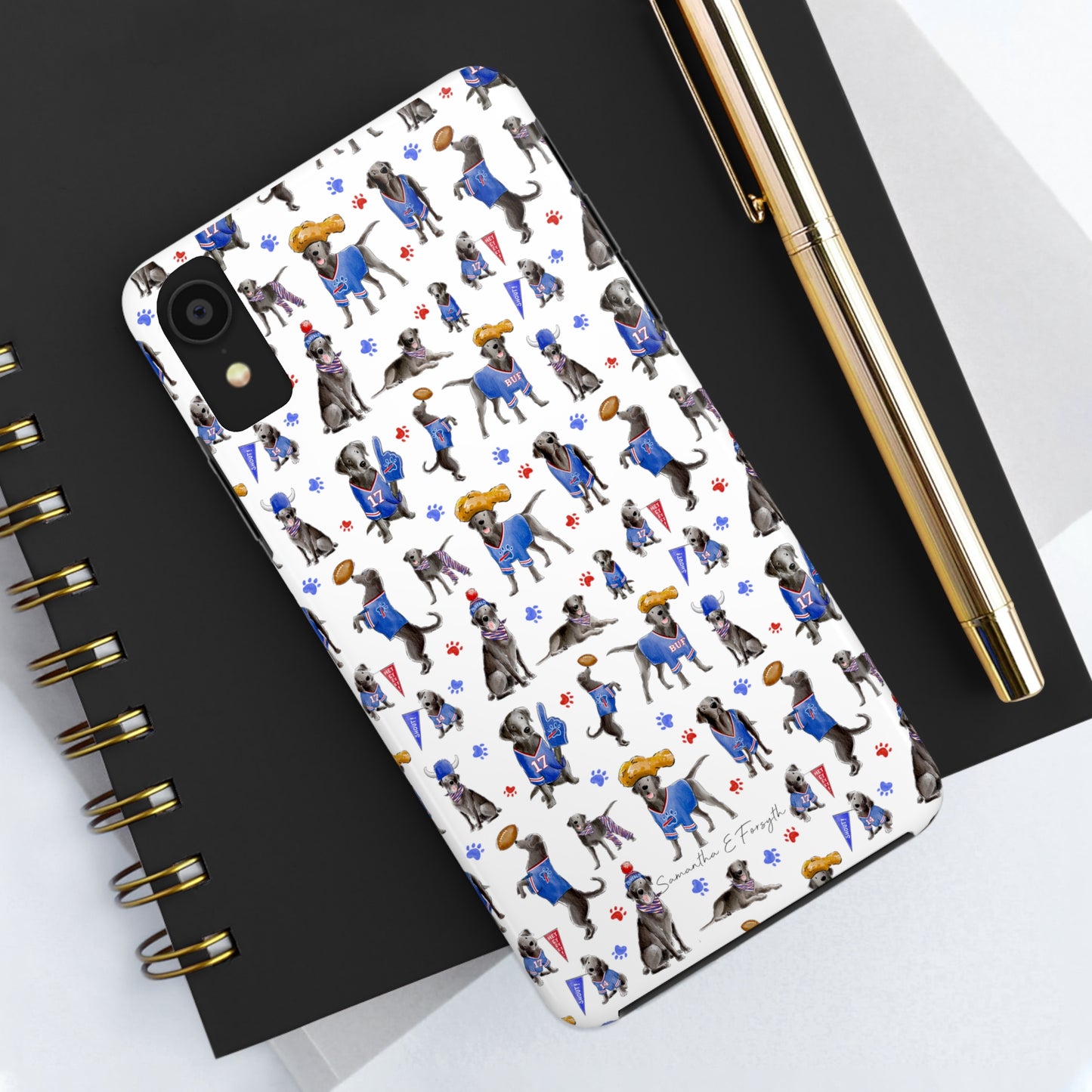 Buffalo Black Lab Pretty Tough Phone Case