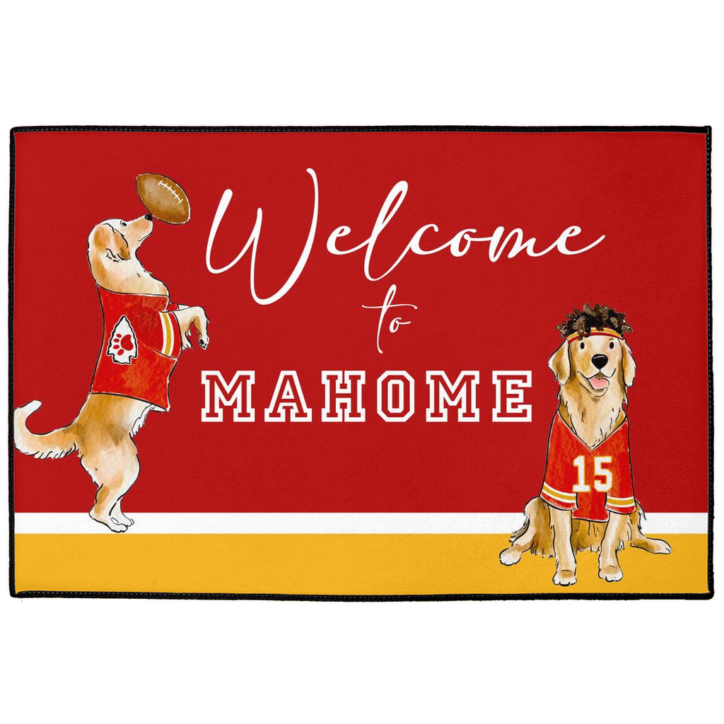 Mahome Golden Retrievers Doormat