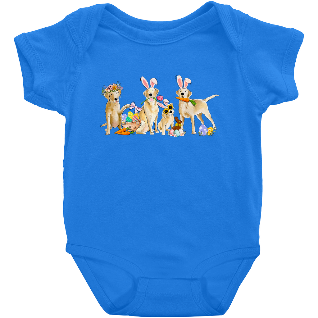 Yellow Labradors Easter Onesie