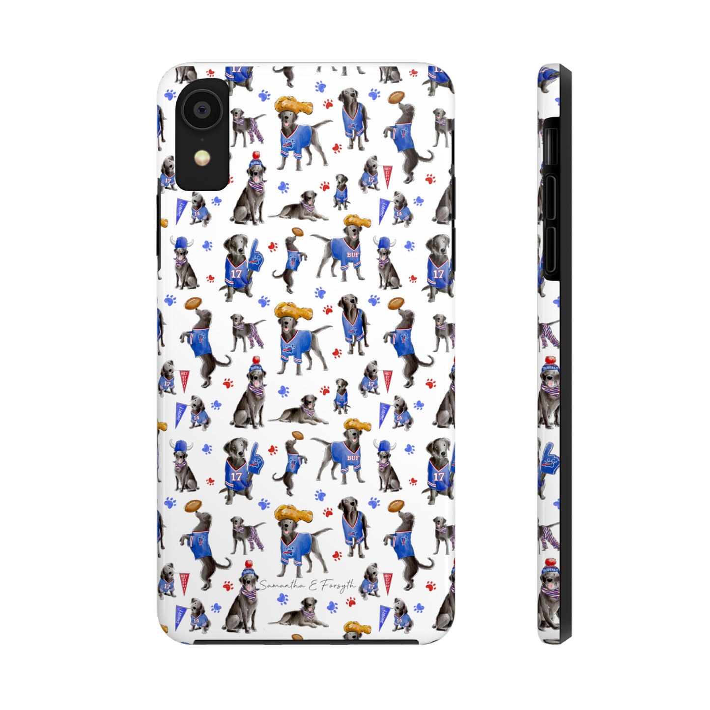 Buffalo Black Lab Pretty Tough Phone Case