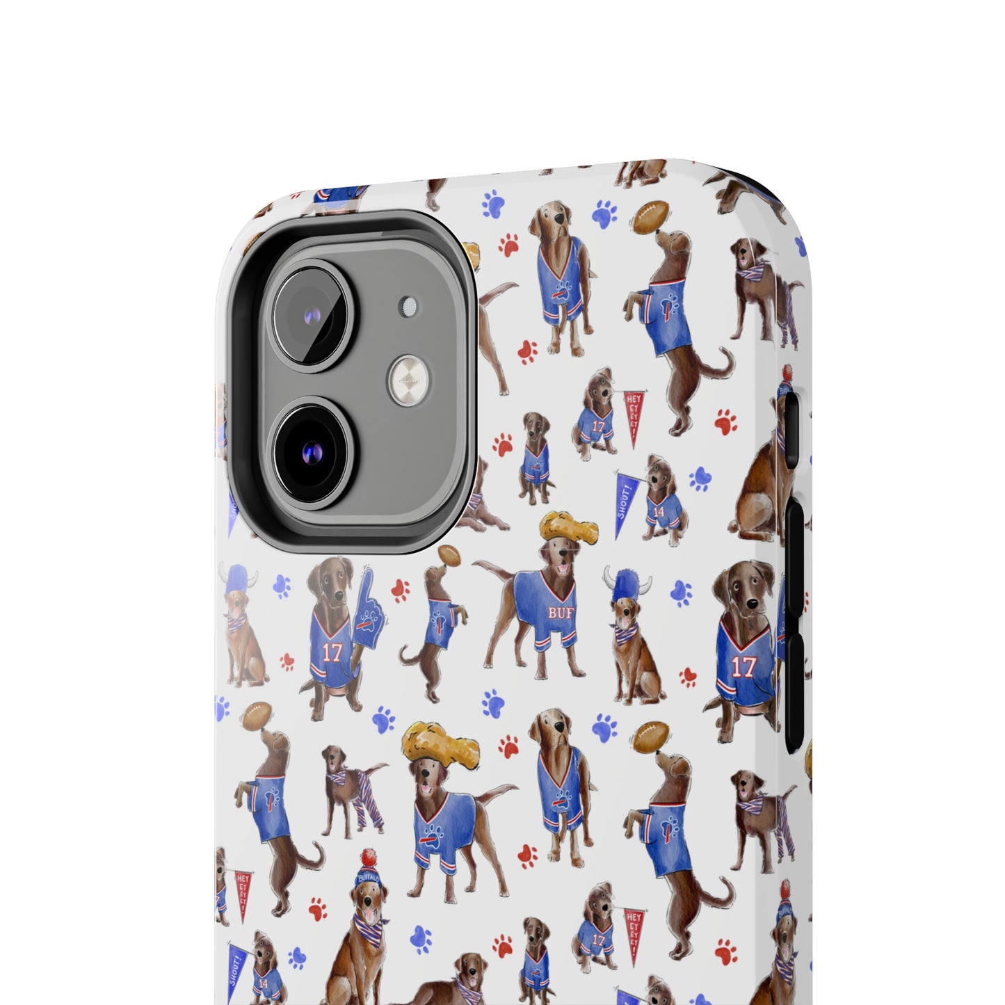 Buffalo Chocolate Lab Pretty Tough Phone Case