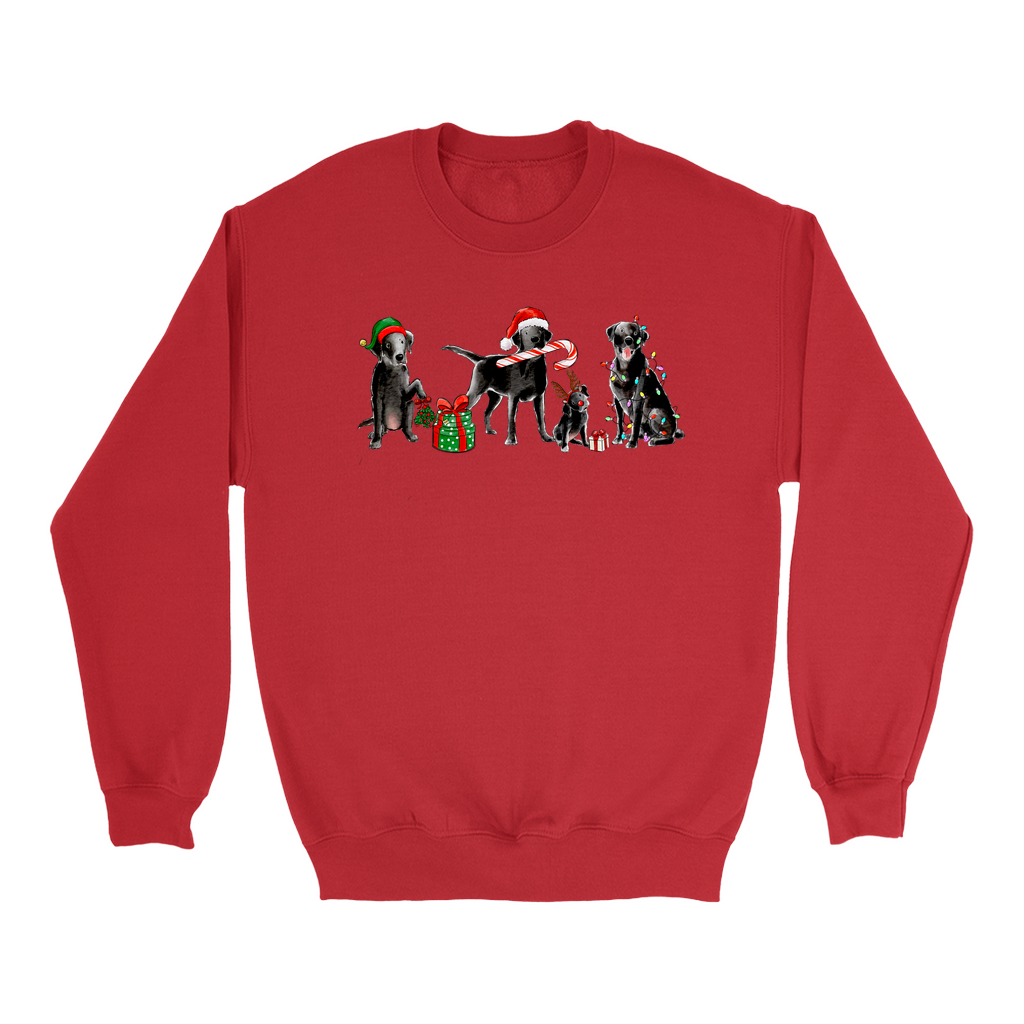 Black Lab Christmas Crewneck