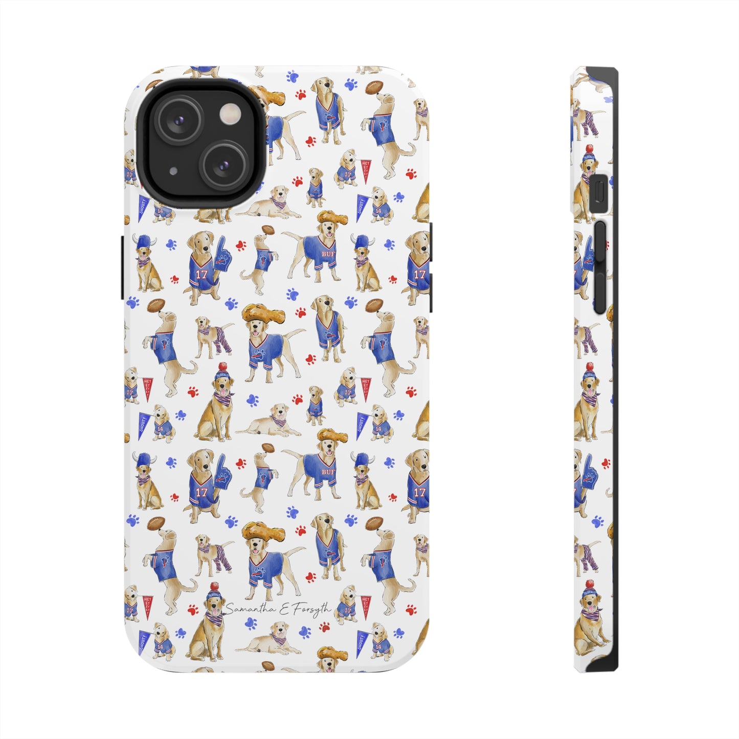 Buffalo Yellow Lab Pretty Tough Phone Case