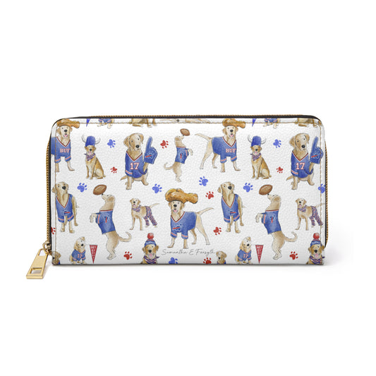 Buffalo Yellow Lab Wallet - White