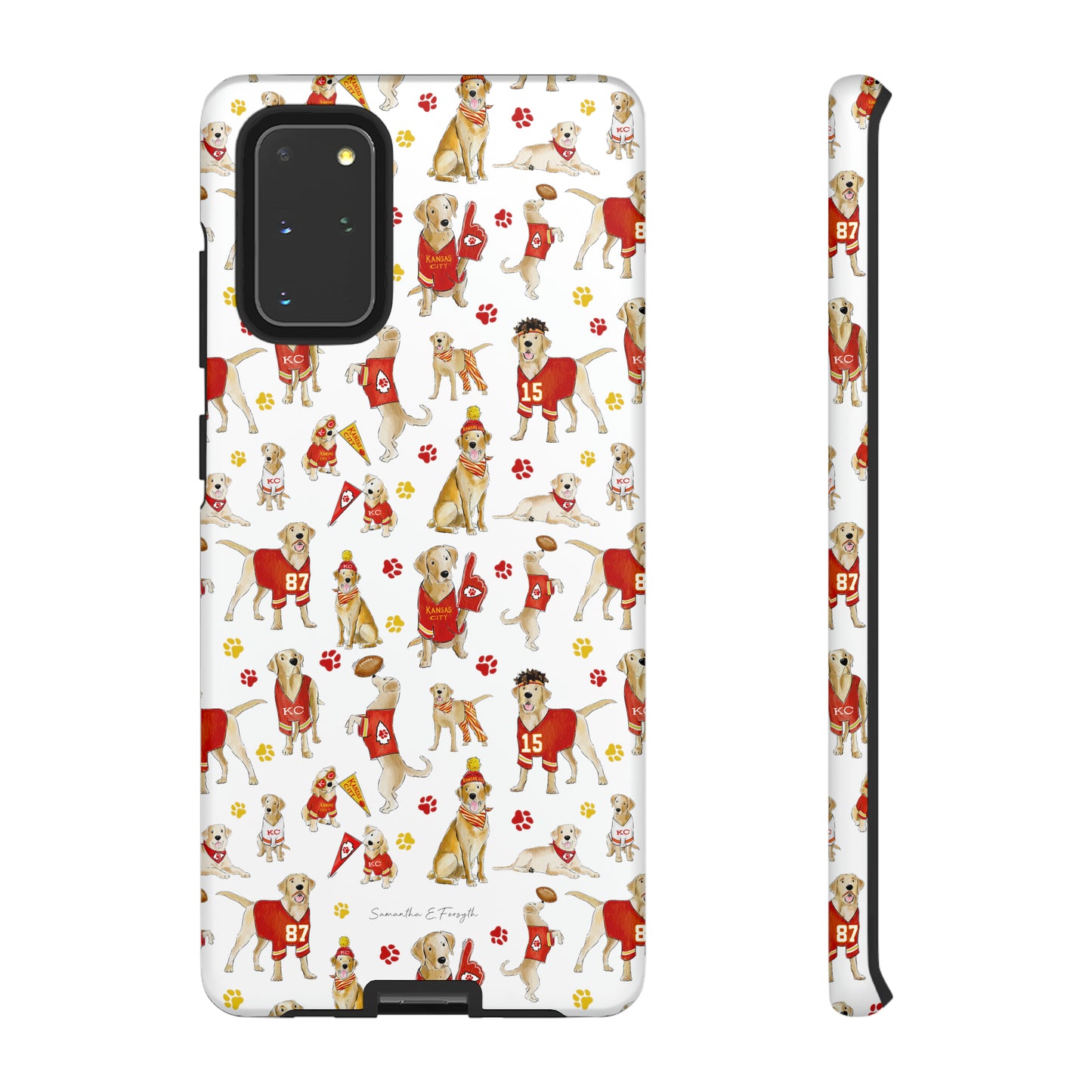 Kansas City Yellow Lab Pretty Tough Case