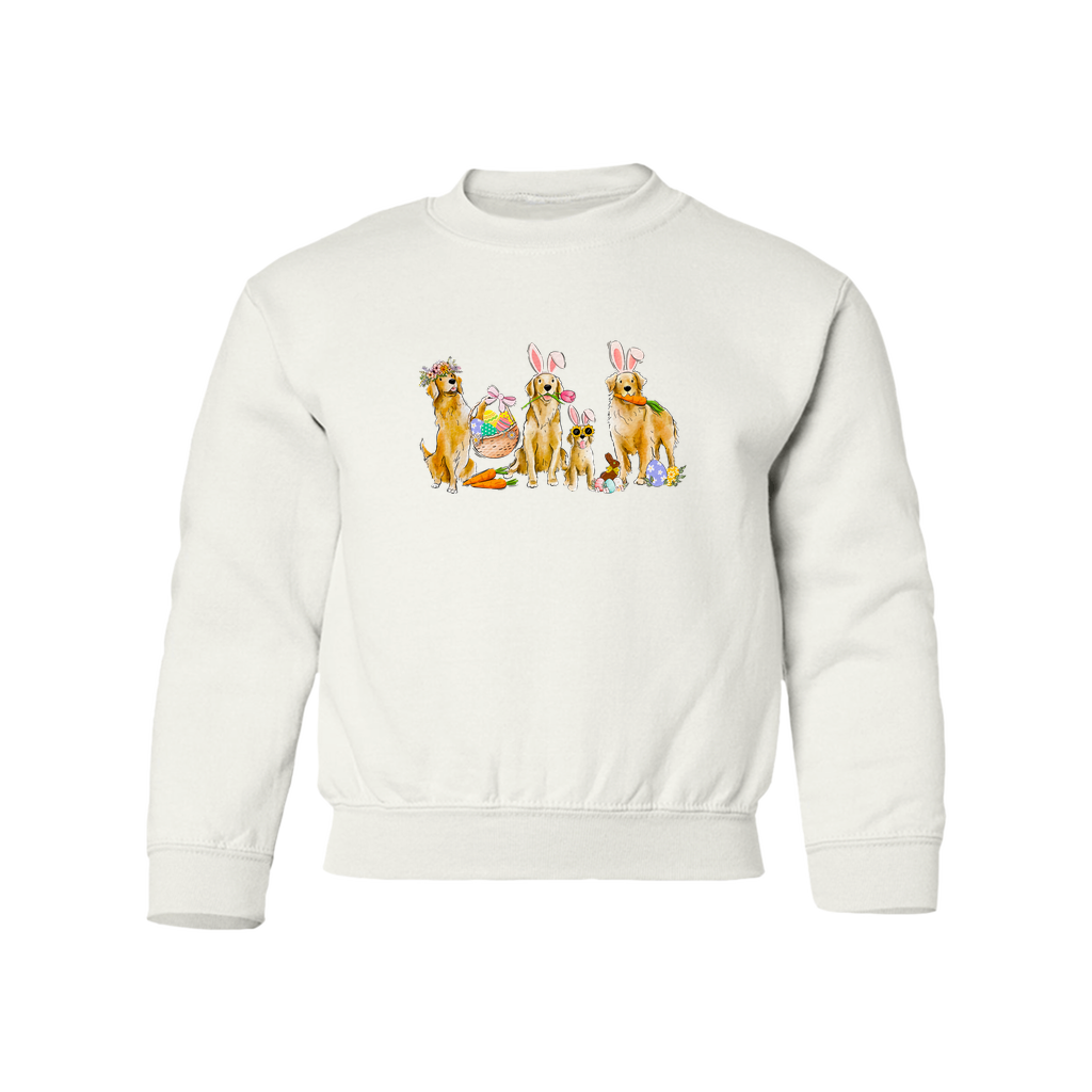 Golden Retriever Easter YOUTH Sweatshirt