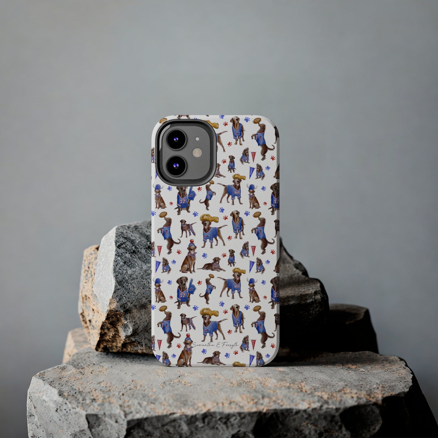 Buffalo Chocolate Lab Pretty Tough Phone Case