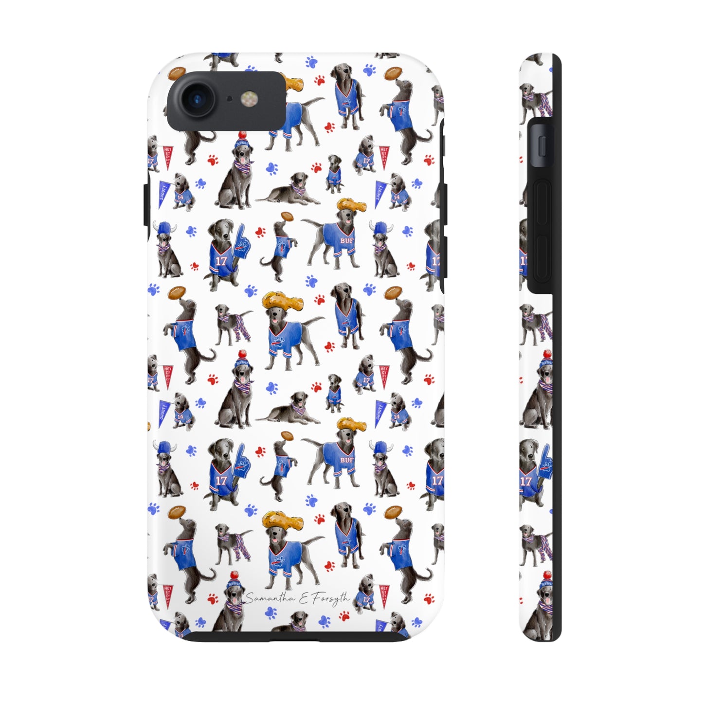Buffalo Black Lab Pretty Tough Phone Case