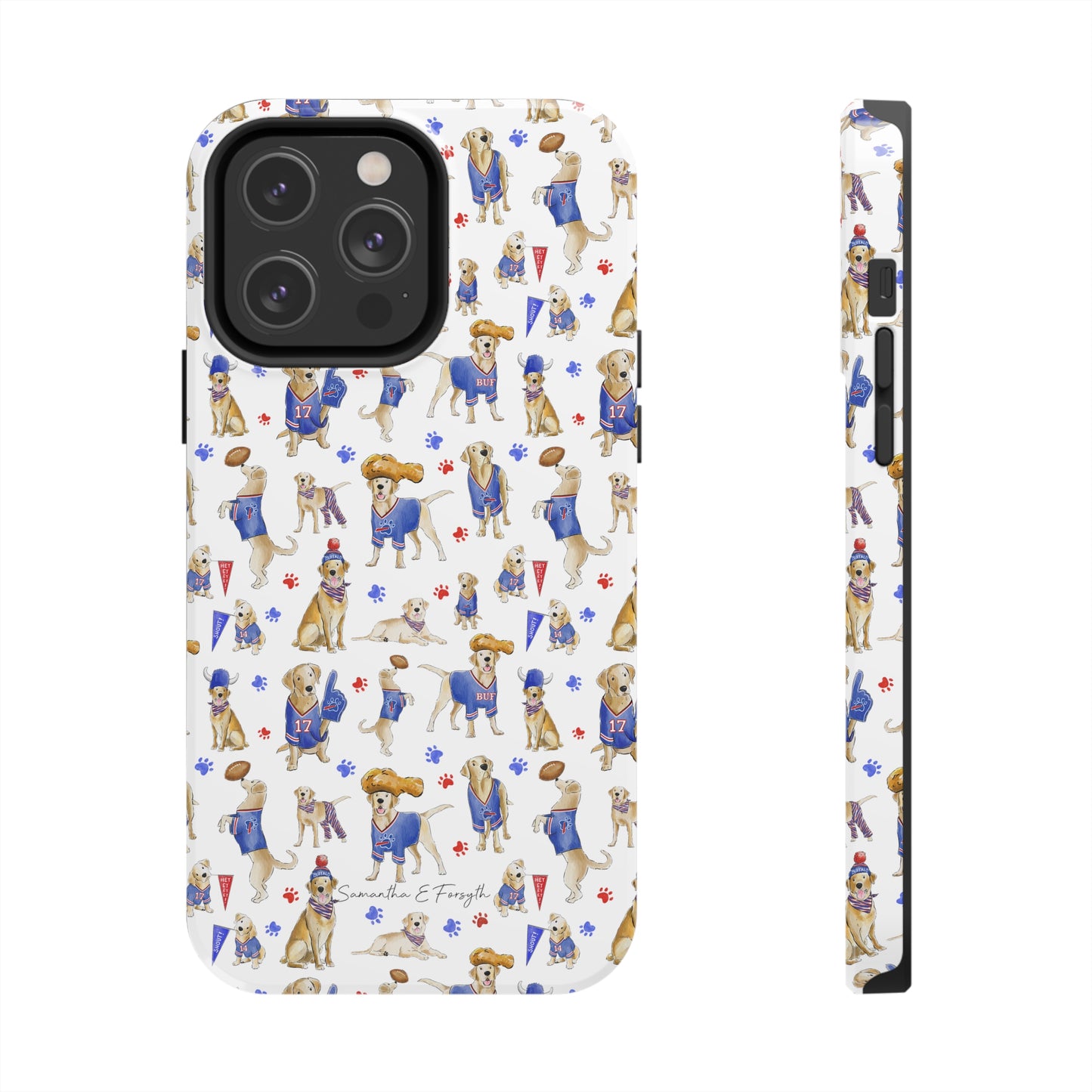 Buffalo Yellow Lab Pretty Tough Phone Case