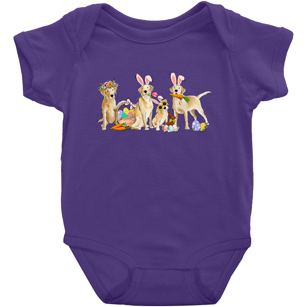 Yellow Labradors Easter Onesie