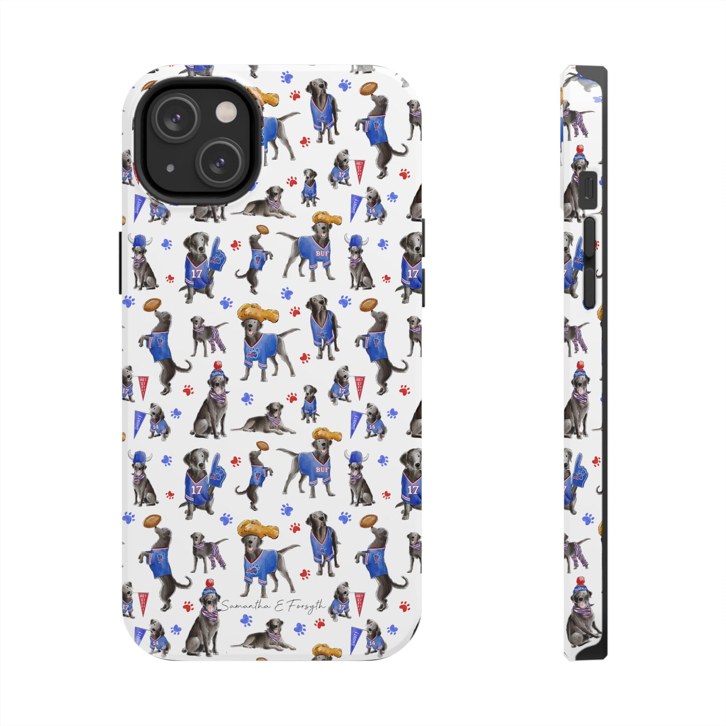 Buffalo Black Lab Pretty Tough Phone Case