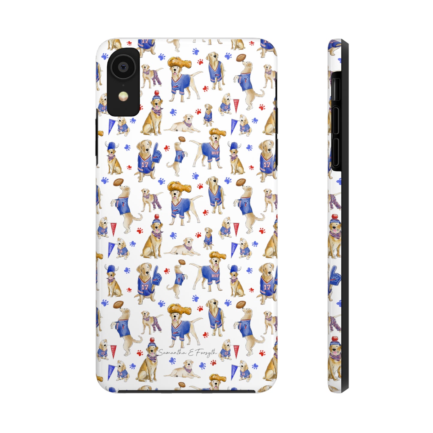 Buffalo Yellow Lab Pretty Tough Phone Case
