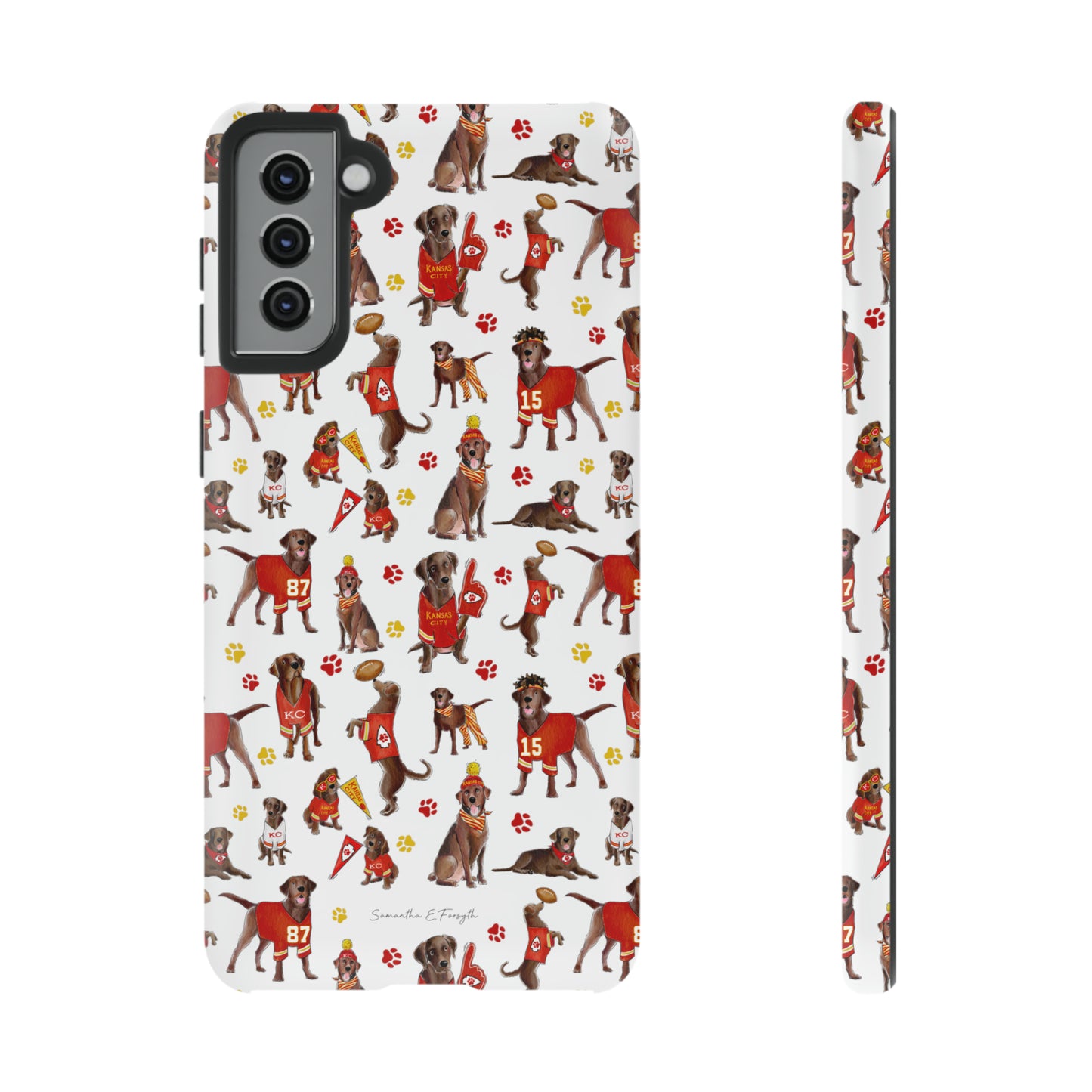 Kansas City Chocolate Lab Pretty Tough Case