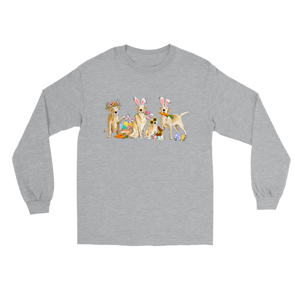 Yellow Labs Easter Long Sleeve T-Shirts