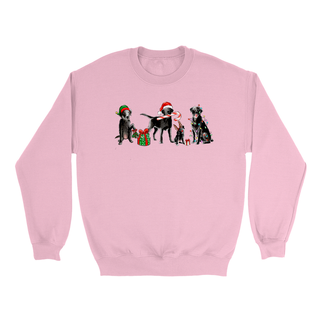 Black Lab Christmas Crewneck