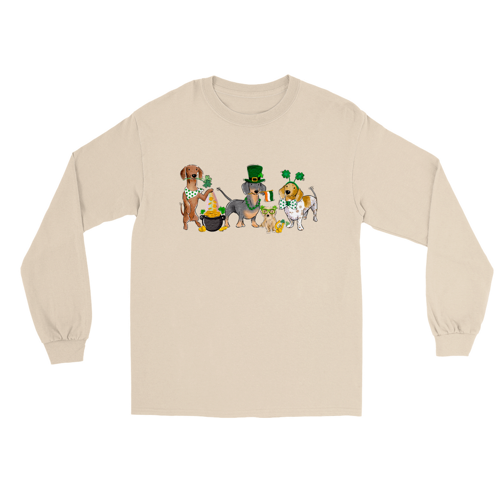 Wiener St. Patrick's Long Sleeve T-Shirts