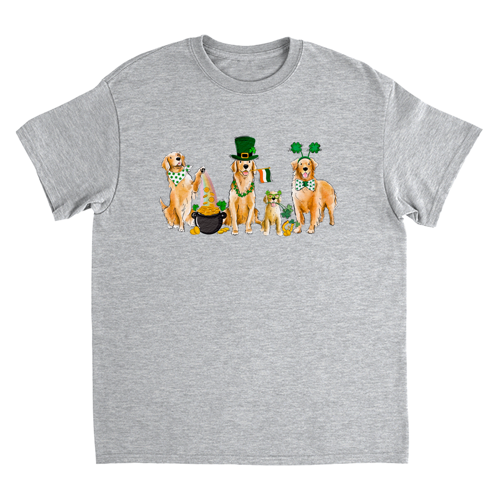 Golden Retriever St. Patrick's YOUTH T-Shirts