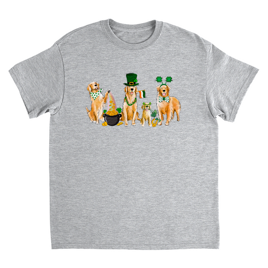 Golden Retriever St. Patrick's YOUTH T-Shirts