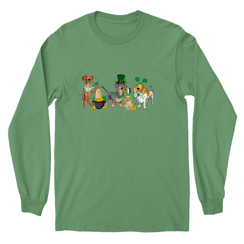 Wiener St. Patrick's Long Sleeve YOUTH Tee Shirts