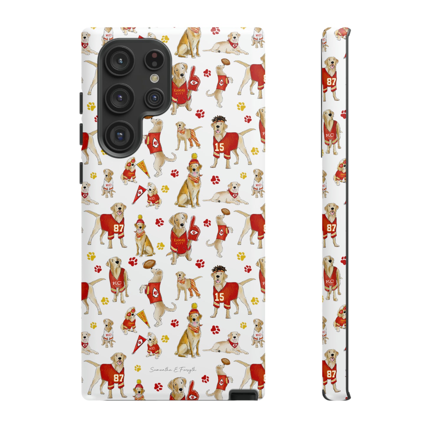 Kansas City Yellow Lab Pretty Tough Case