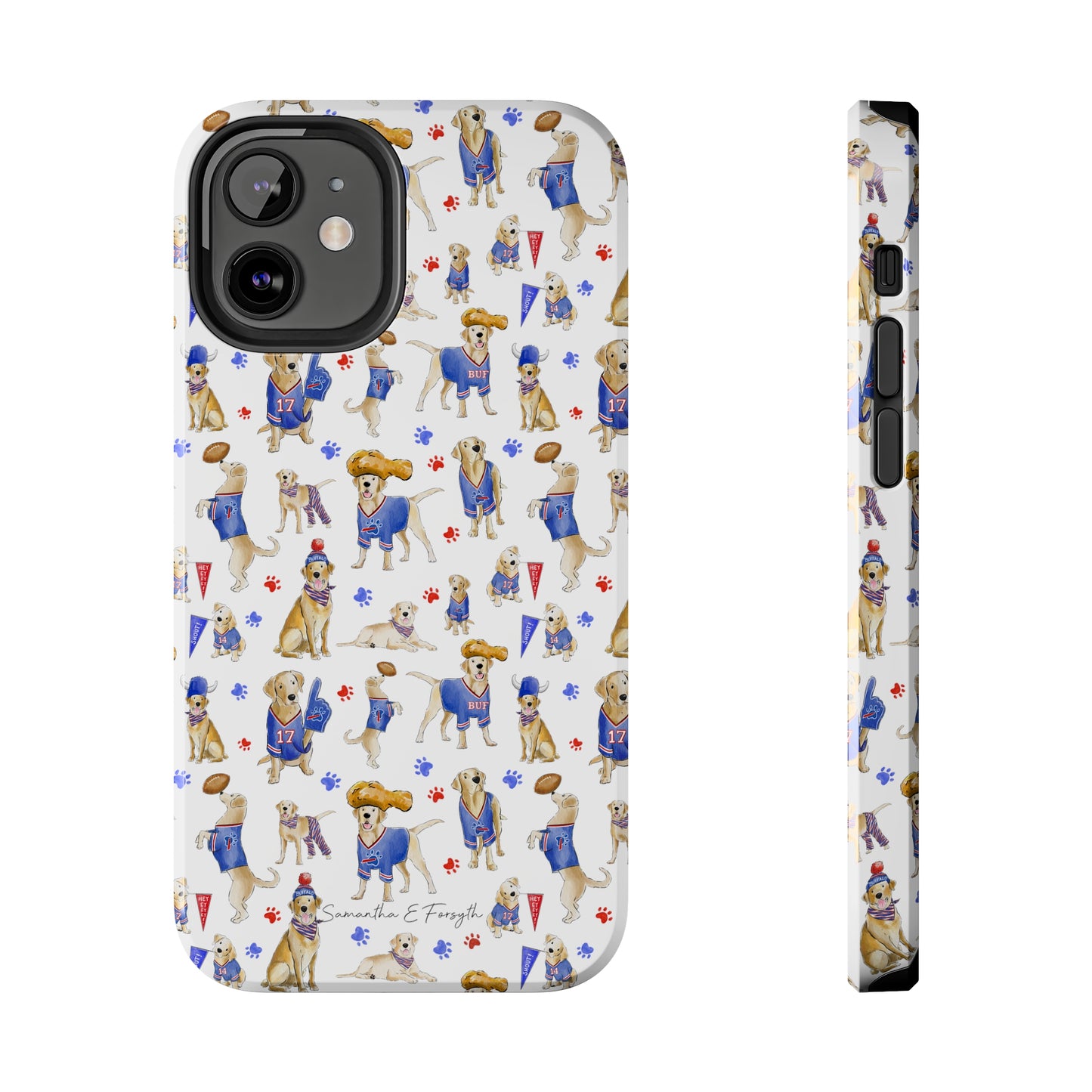 Buffalo Yellow Lab Pretty Tough Phone Case