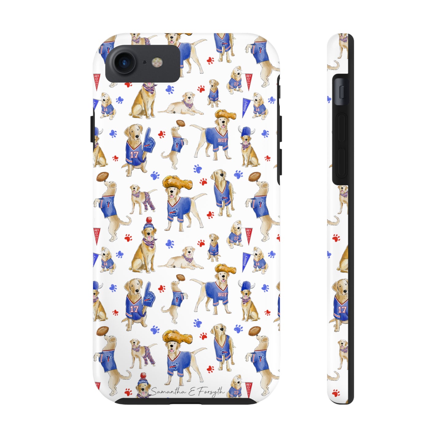 Buffalo Yellow Lab Pretty Tough Phone Case