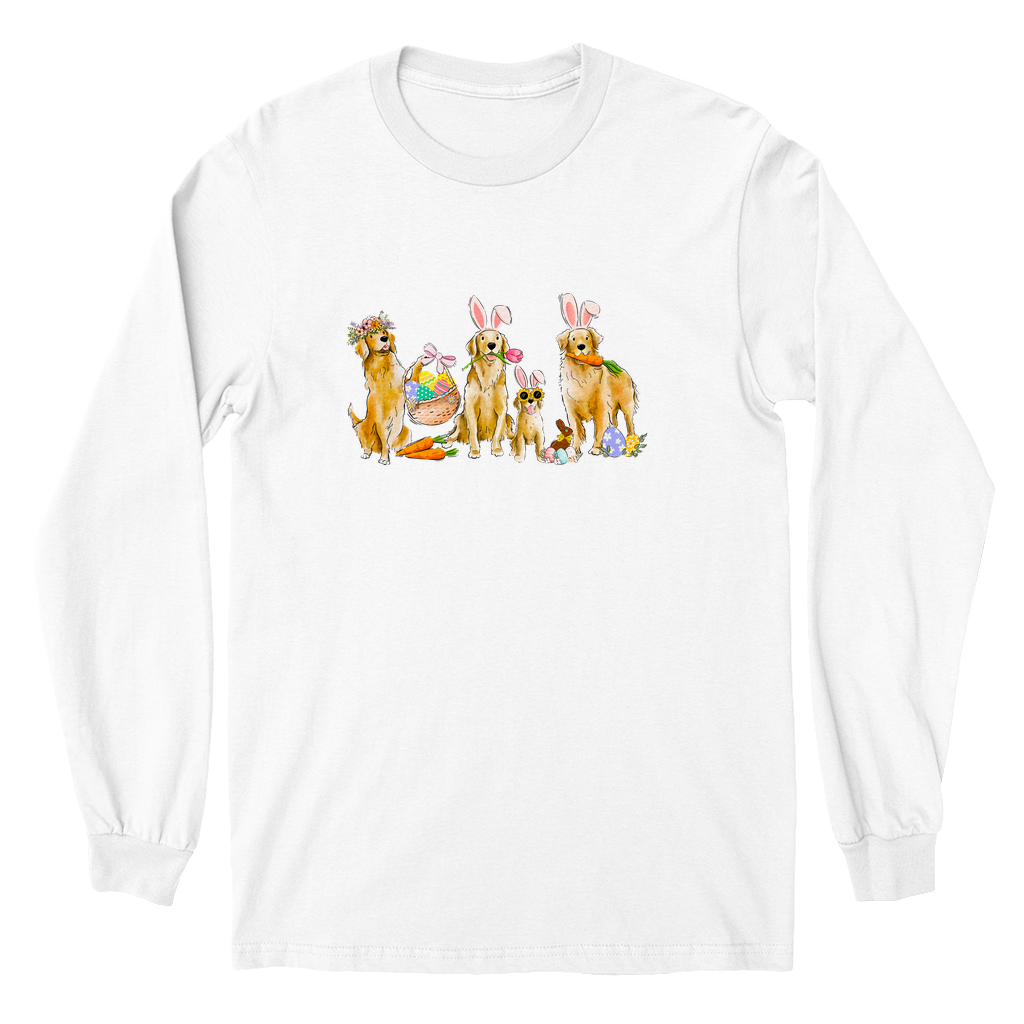 Golden Retriever Easter Long Sleeve YOUTH T-Shirt