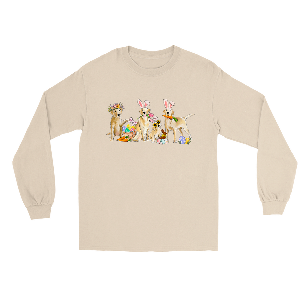 Yellow Labs Easter Long Sleeve T-Shirts