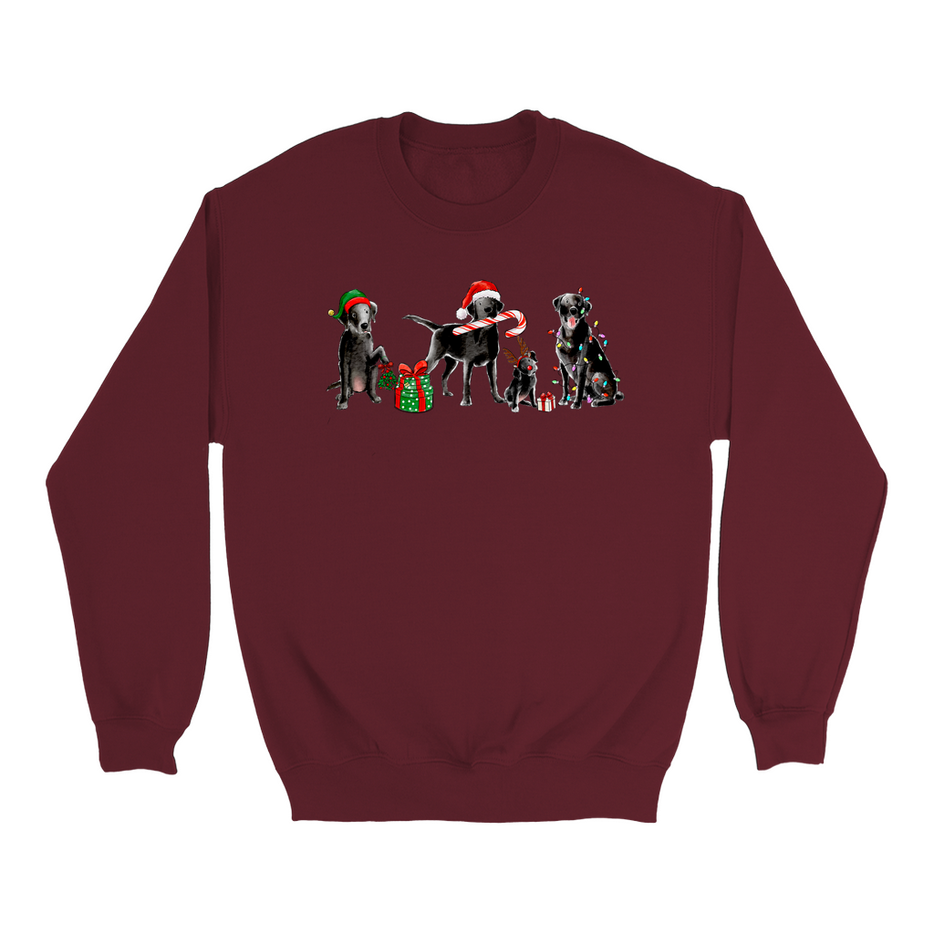 Black Lab Christmas Crewneck
