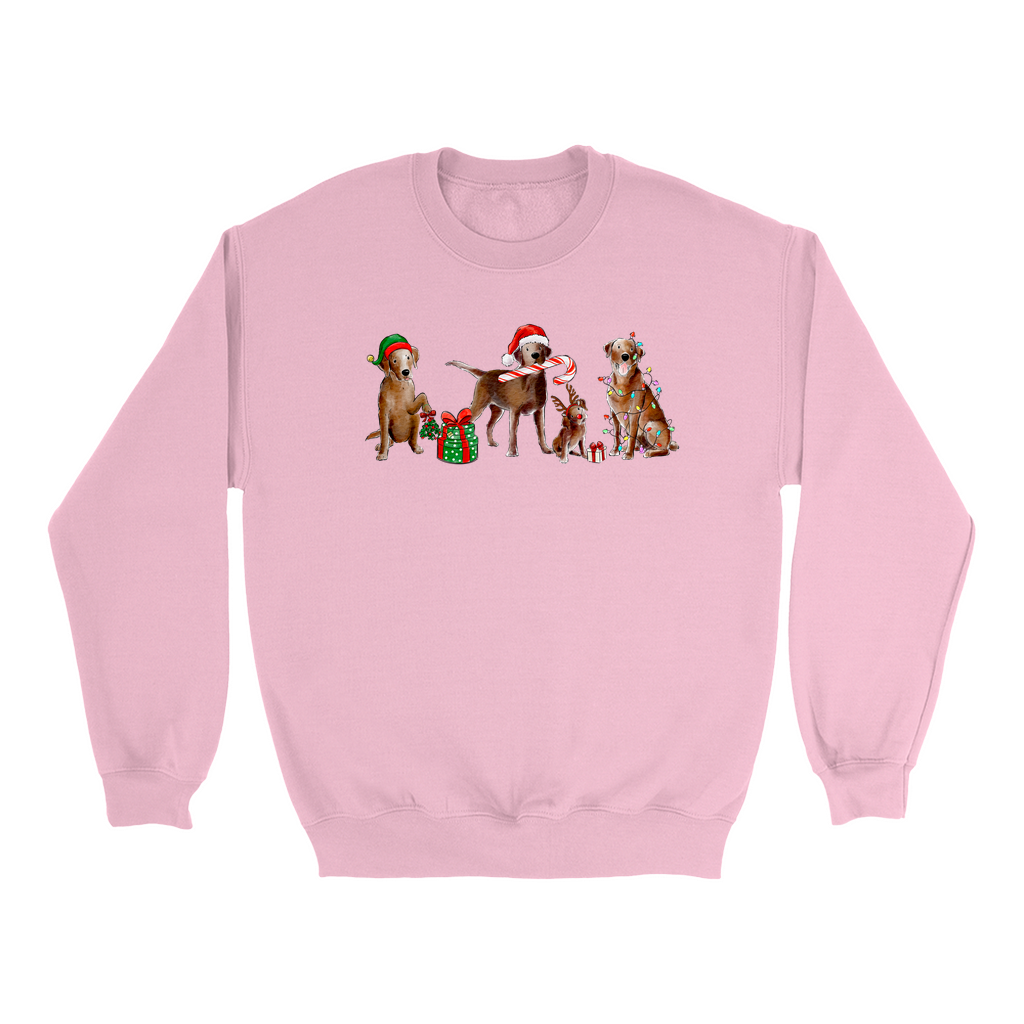 Chocolate Lab Christmas Crewneck