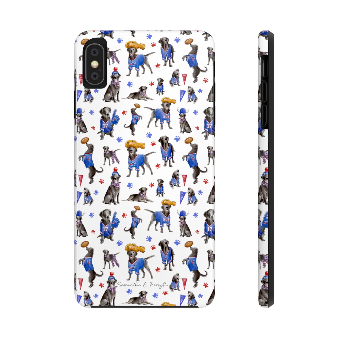 Buffalo Black Lab Pretty Tough Phone Case
