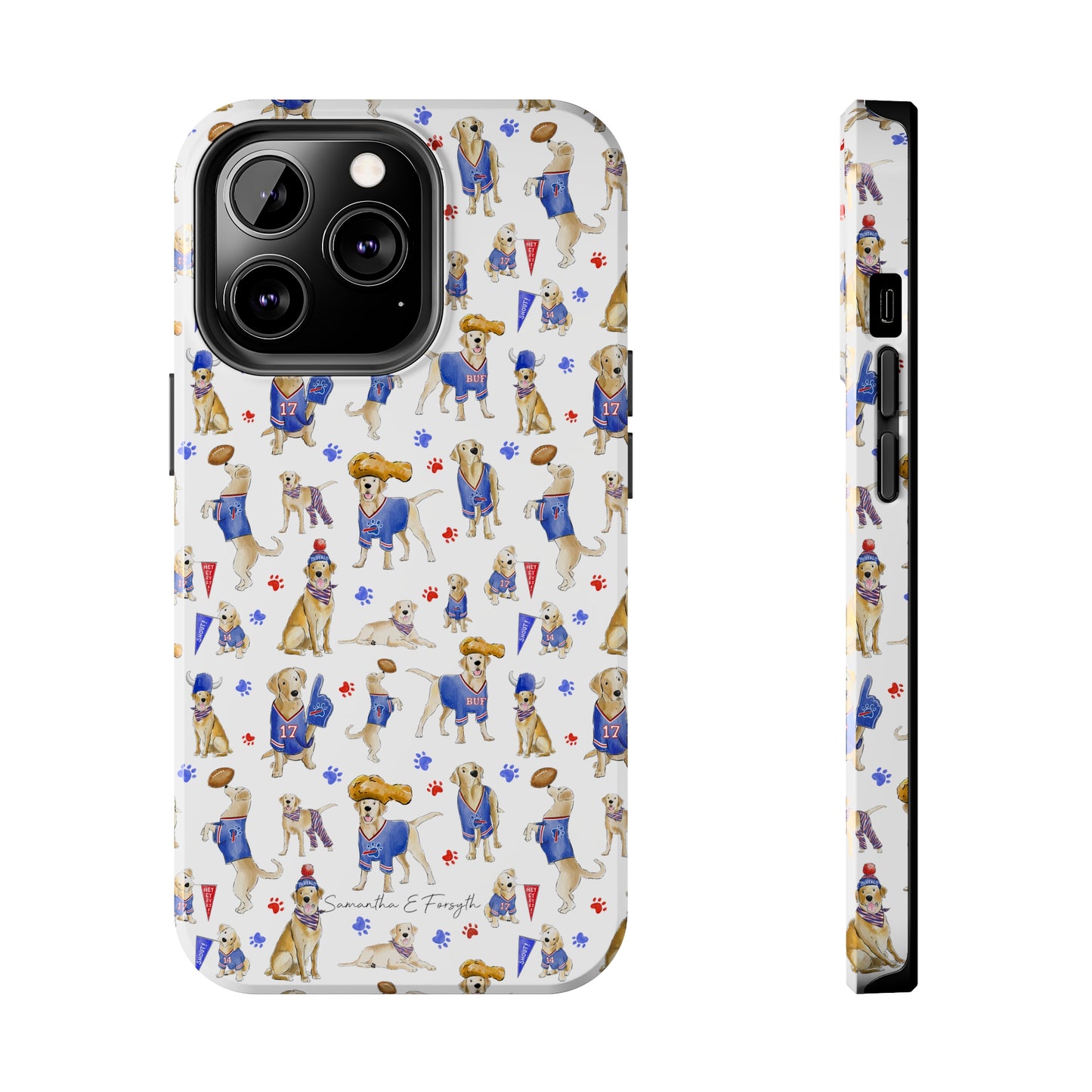 Buffalo Yellow Lab Pretty Tough Phone Case