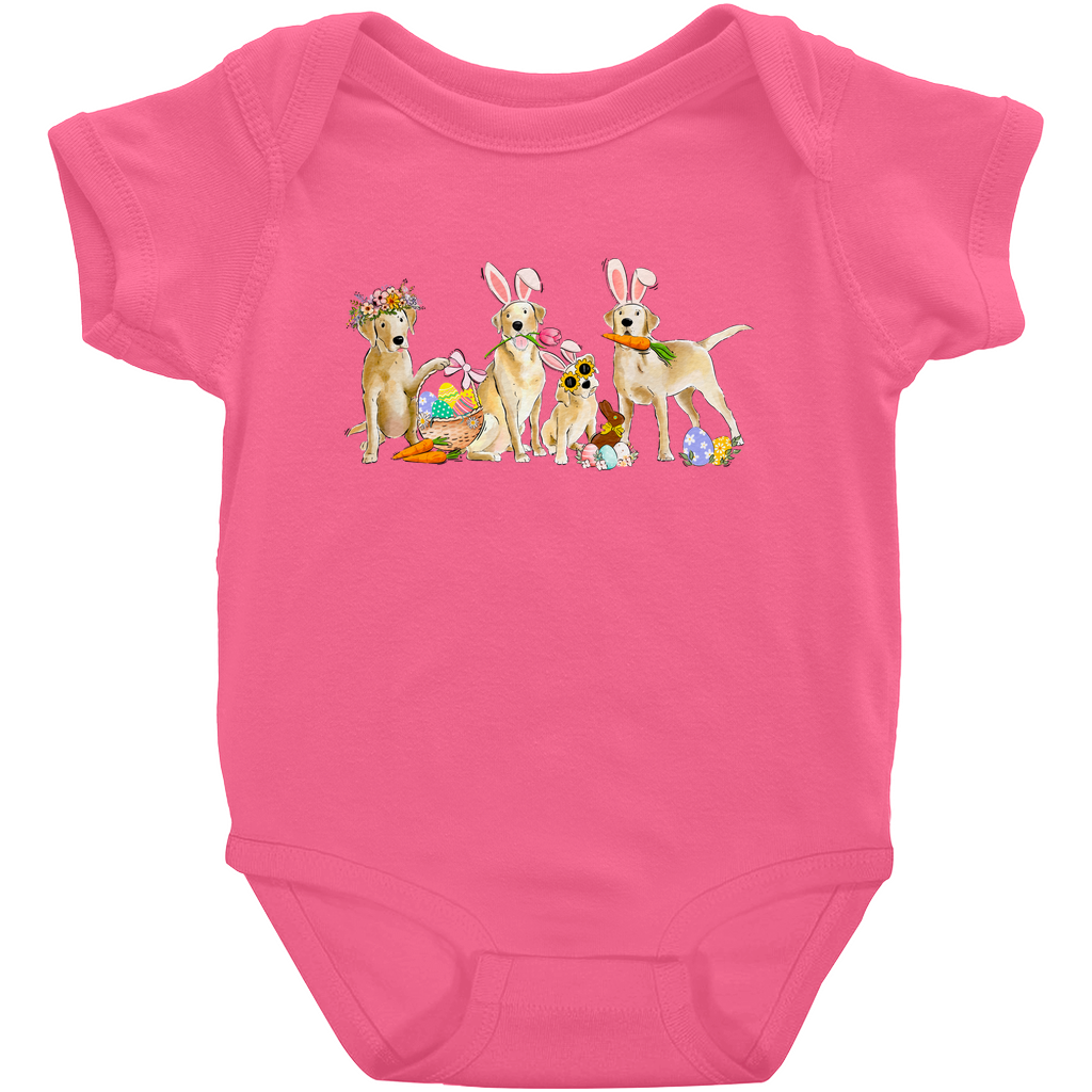 Yellow Labradors Easter Onesie