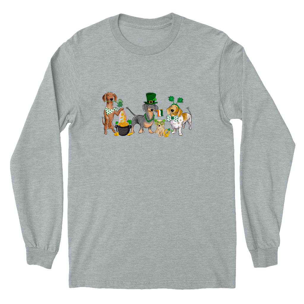Wiener St. Patrick's Long Sleeve YOUTH Tee Shirts