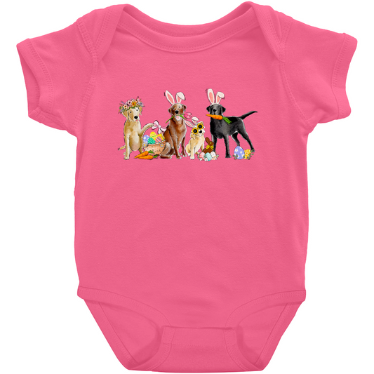 Mixed Labradors Easter Onesie