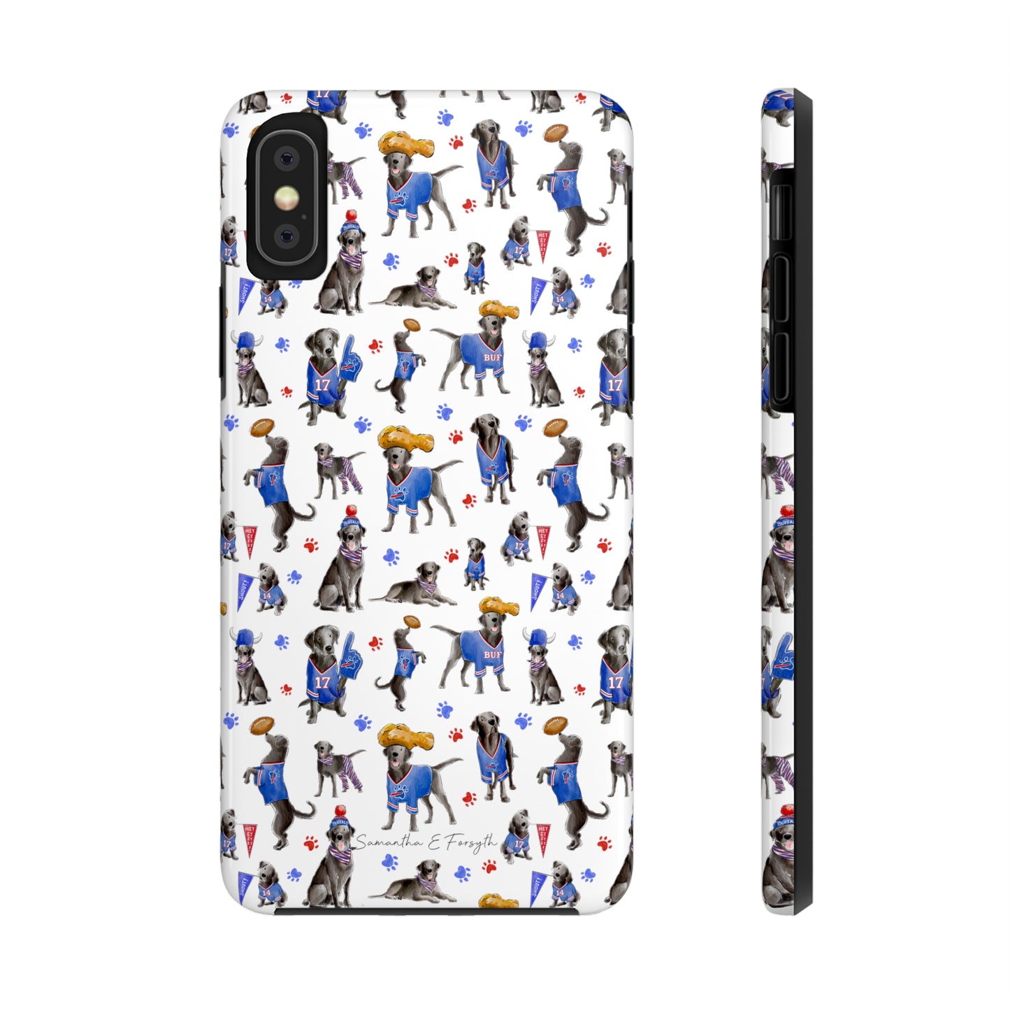 Buffalo Black Lab Pretty Tough Phone Case