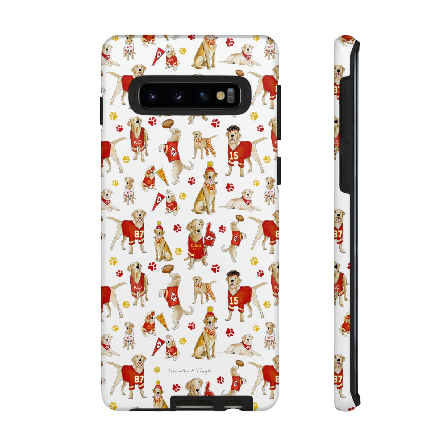 Kansas City Yellow Lab Pretty Tough Case