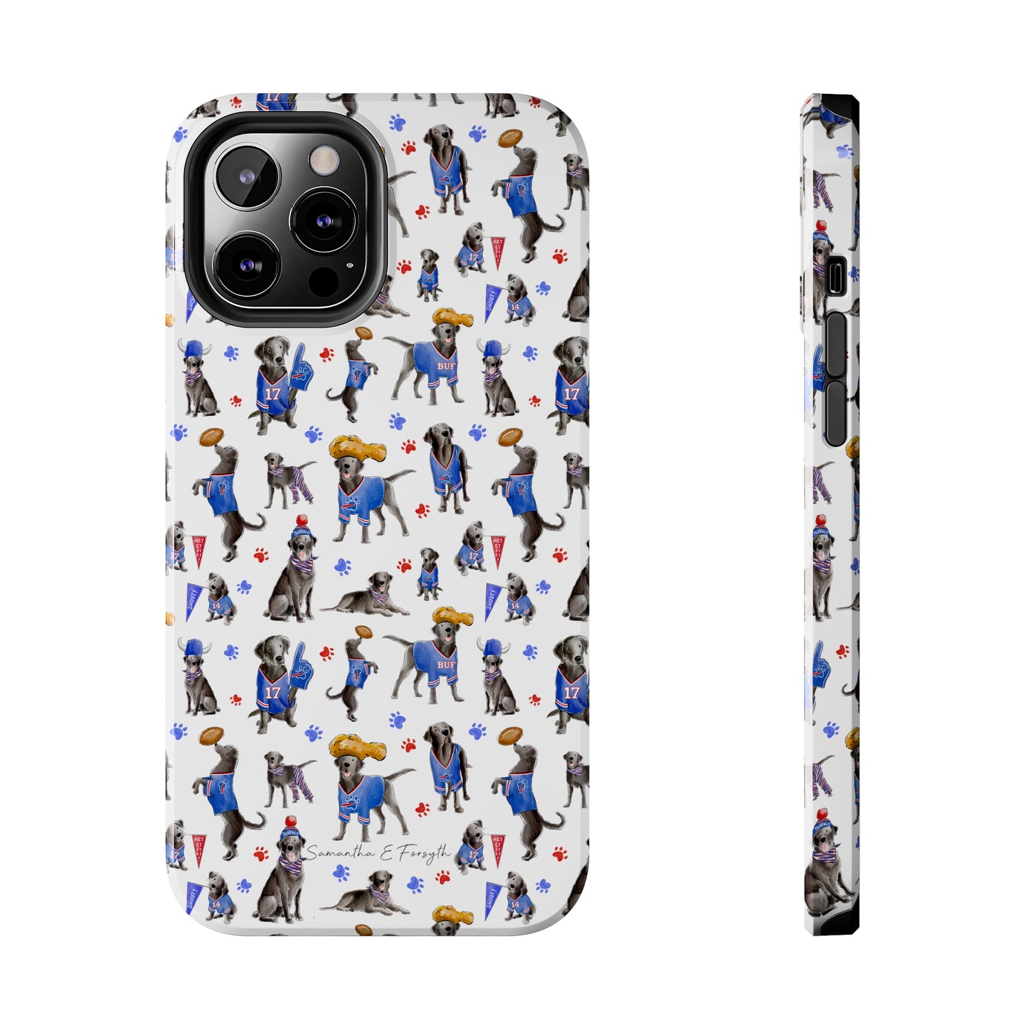 Buffalo Black Lab Pretty Tough Phone Case