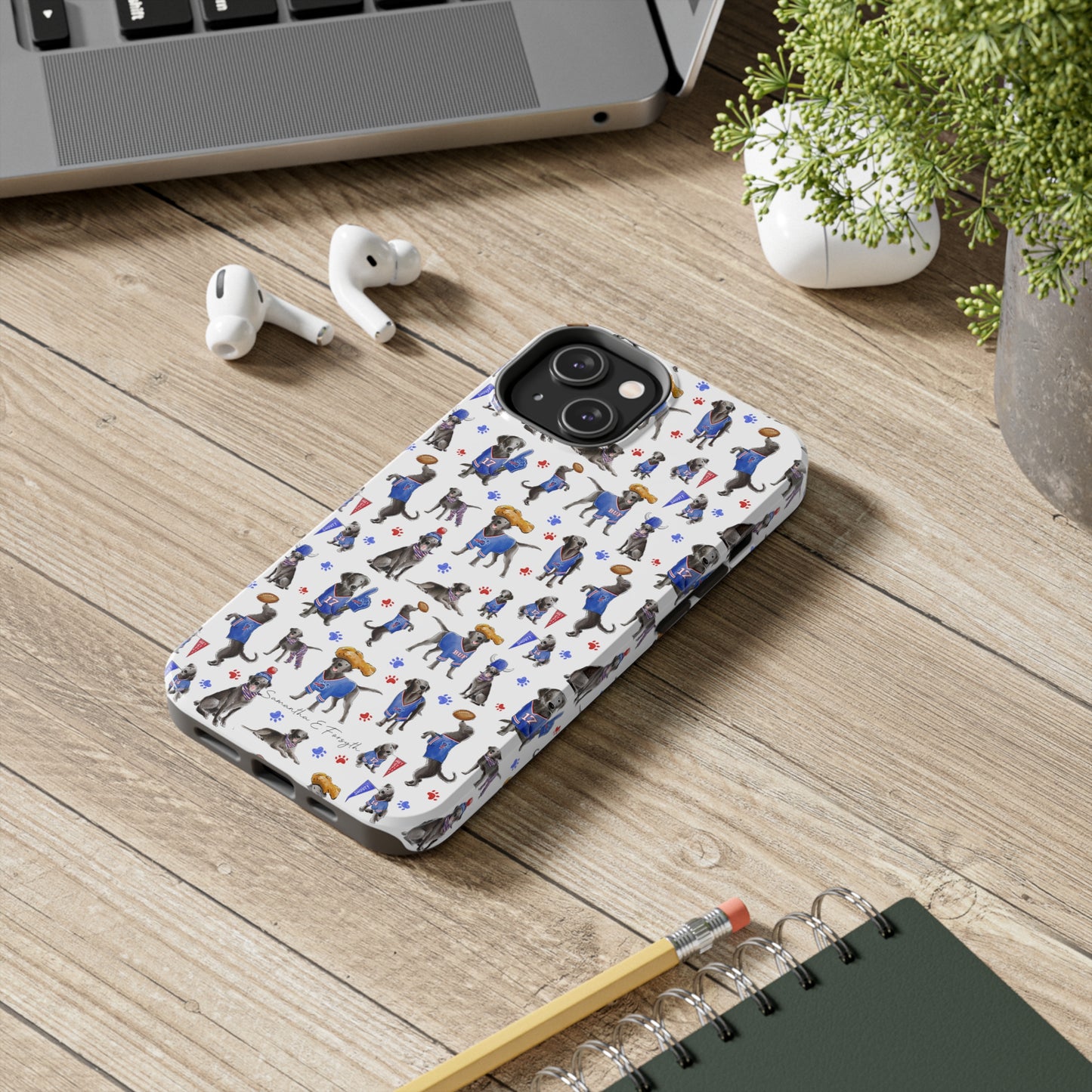 Buffalo Black Lab Pretty Tough Phone Case
