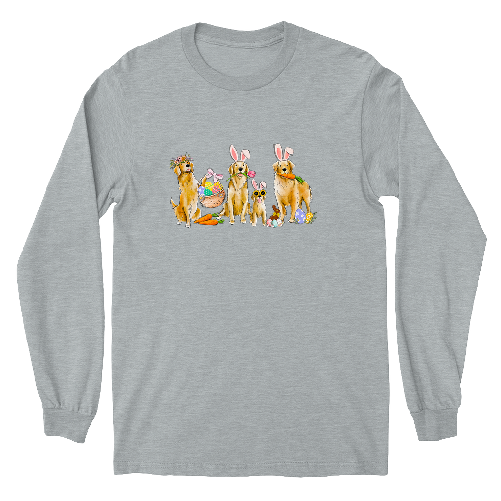 Golden Retriever Easter Long Sleeve YOUTH T-Shirt
